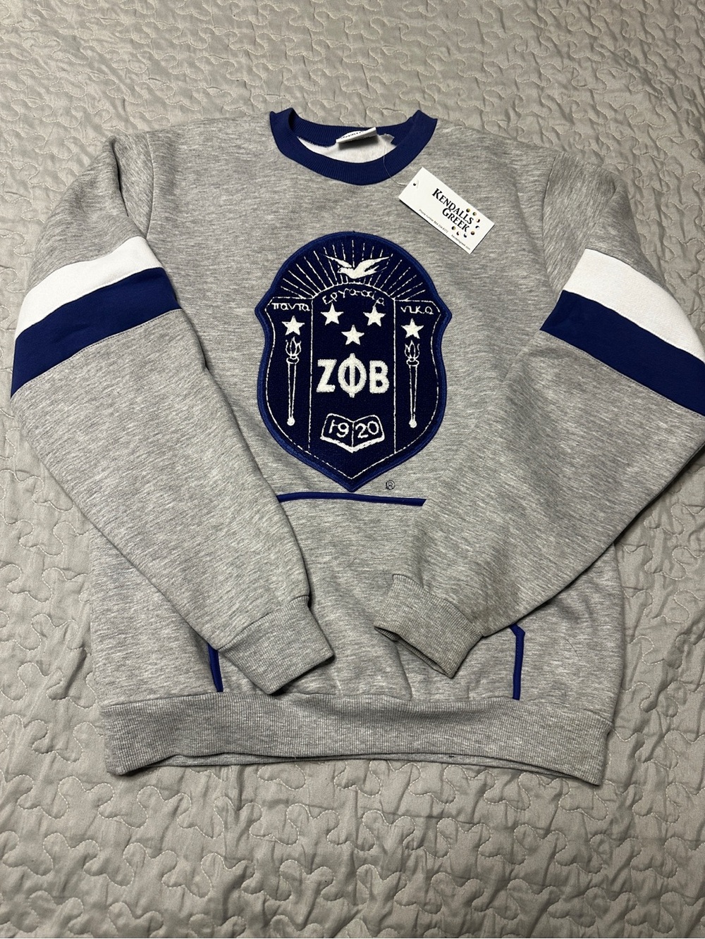 Zeta Phi Beta Crest Crewneck Sweater
